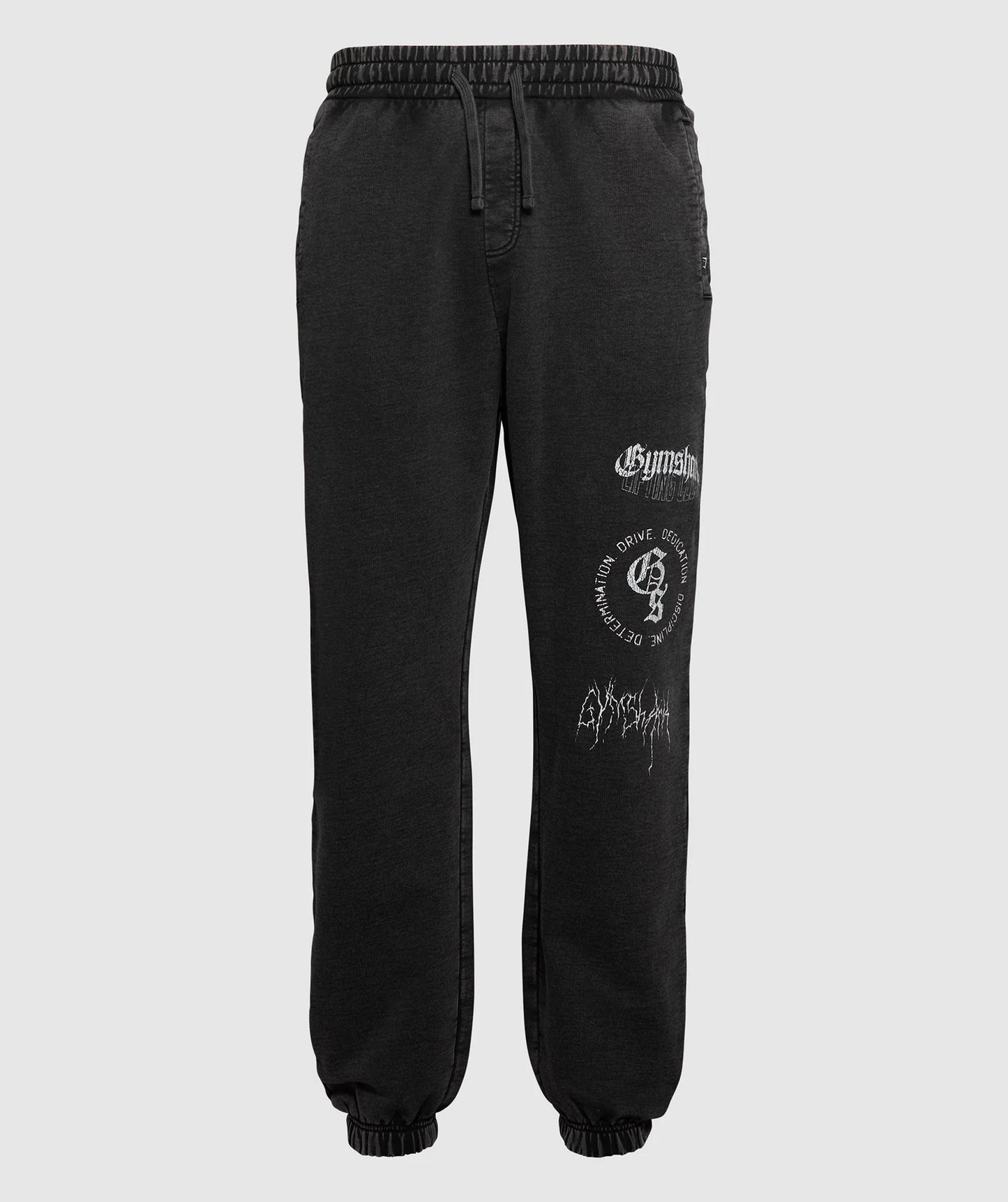 Distressed Graphic Joggers